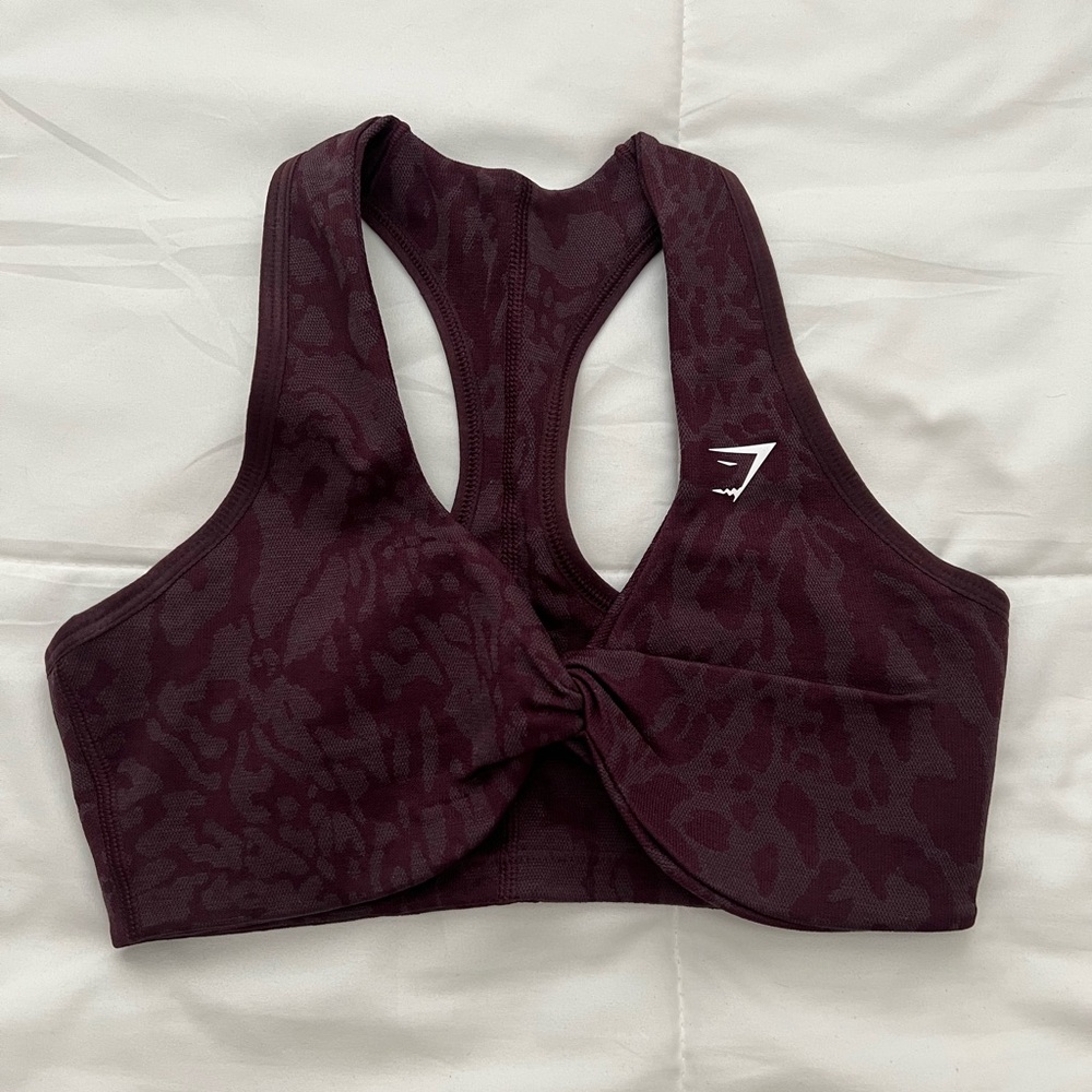 Gymshark Women's Maroon Sports Bra